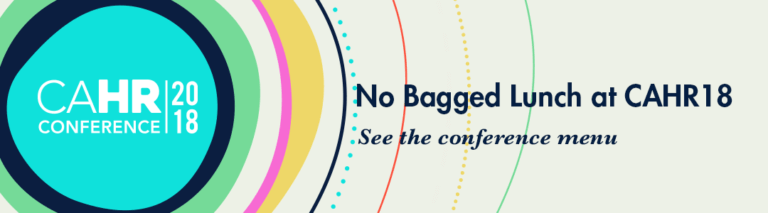 No Bagged Lunch at CAHR18