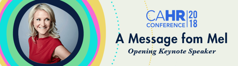 A CAHR18 Message from Mel Robbins for HR Professionals